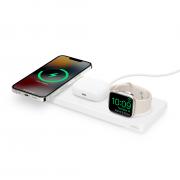Беспроводная зарядная панель Belkin BOOST↑CHARGE™ PRO 3-в-1 с MagSafe White