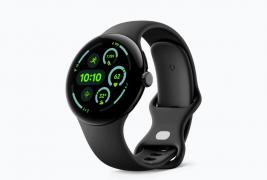 Google Pixel Watch Gen3 45mm Wi-Fi Алюминиевый корпус матового черного цвета / спортивный ремешок из обсидиана